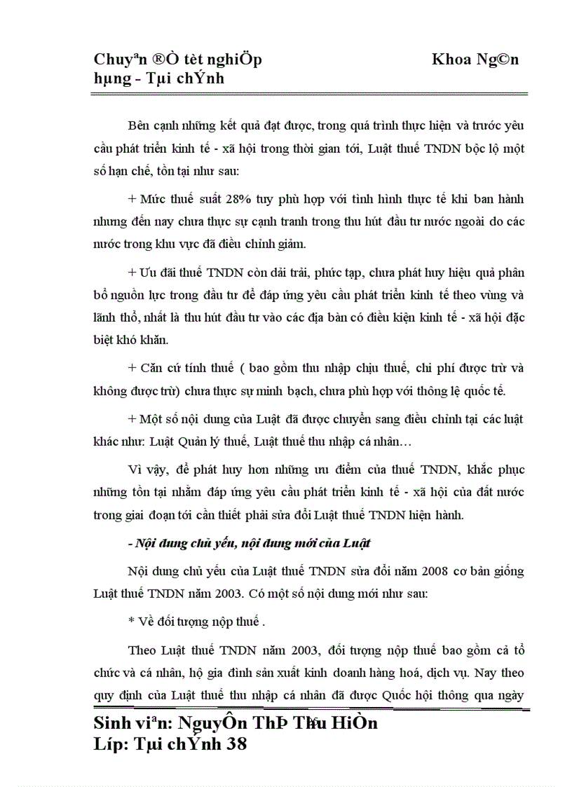 image for page Hoàn thiện công tác quản lý thuế thu nhập doanh nghiệp đối với các doanh nghiệp nhà nước trên địa bàn tỉnh Sơn La