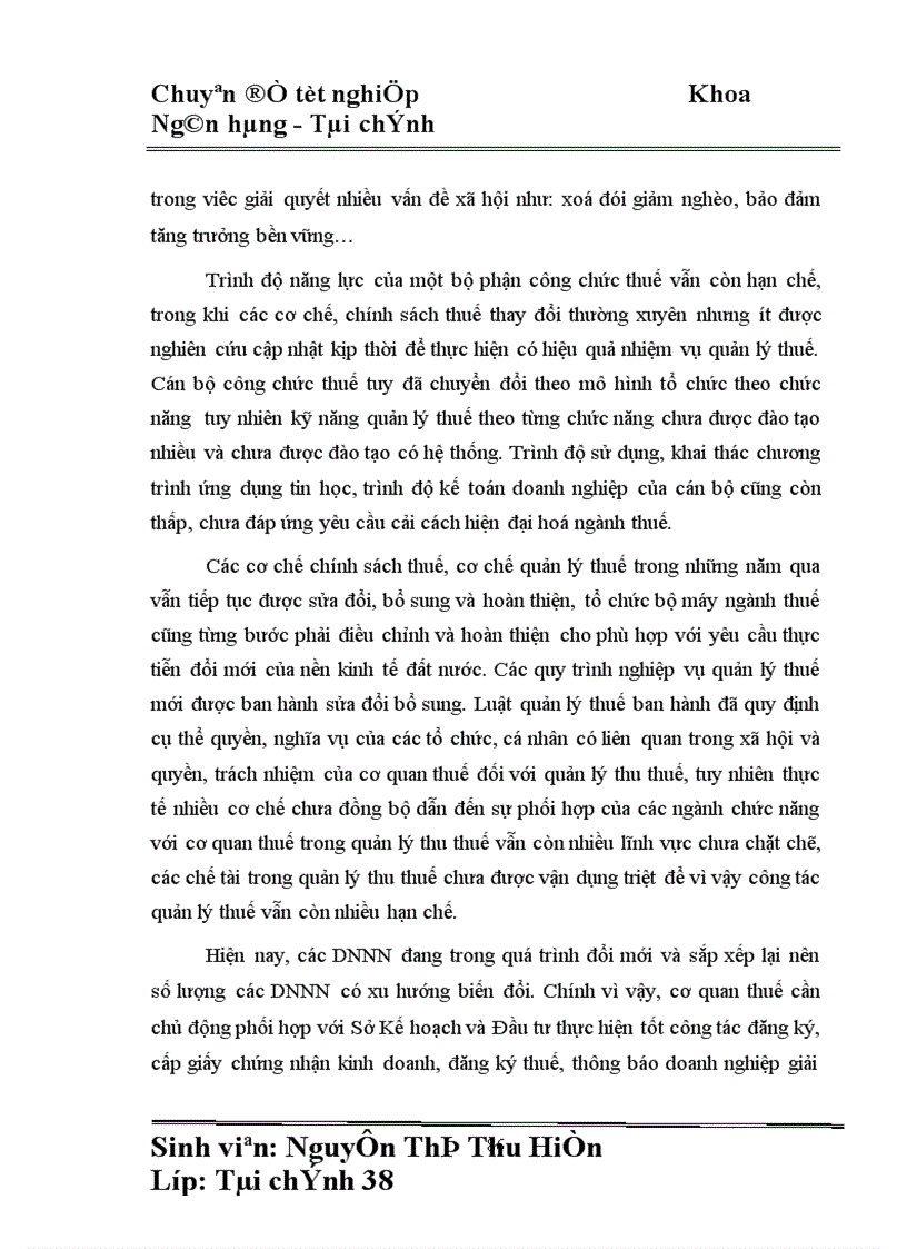 image for page Hoàn thiện công tác quản lý thuế thu nhập doanh nghiệp đối với các doanh nghiệp nhà nước trên địa bàn tỉnh Sơn La