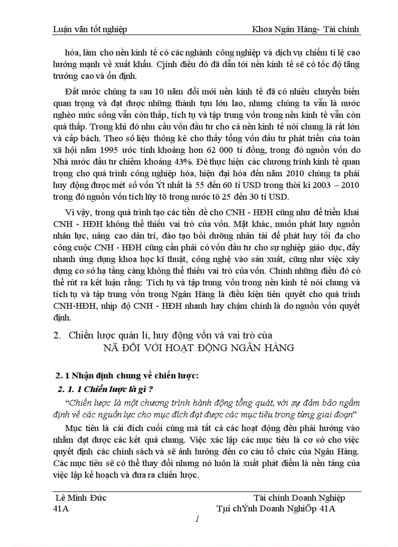 image for page Chiến lược huy động và phát triển nguồn vốn tại SGD I NHĐT PTVN