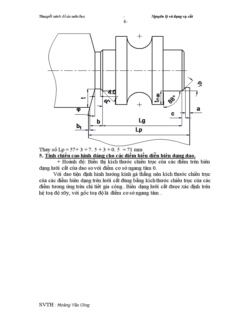 image for page Thuuyết minh môn học Nguyên lý và dụng cụ cắt