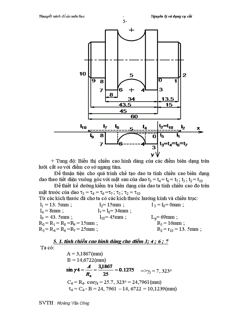 image for page Thuuyết minh môn học Nguyên lý và dụng cụ cắt