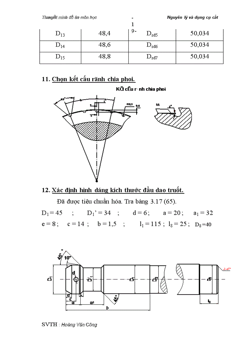 image for page Thuuyết minh môn học Nguyên lý và dụng cụ cắt