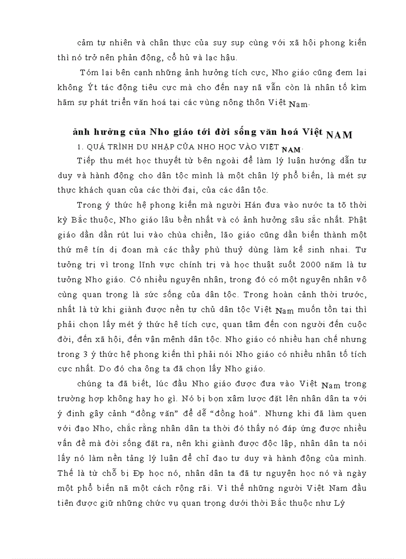 image for page Ảnh hưởng của Nho giáo tới đời sống văn hoá Việt Nam