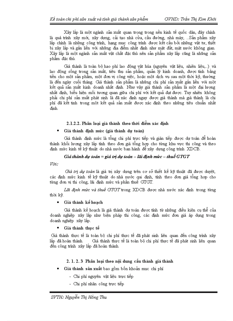 image for page Kế toán chi phí sản xuất và tính giá thành sản phẩm tại công ty TNHH xây dựng Bách Khoa