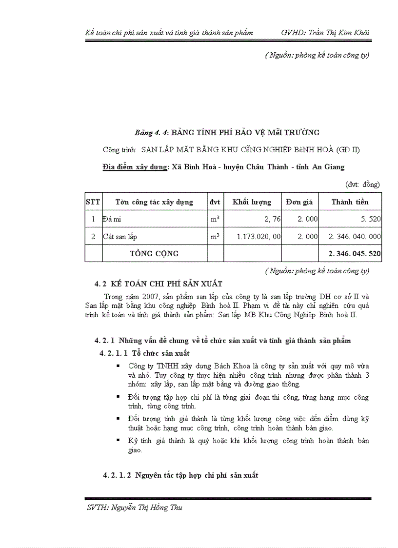 image for page Kế toán chi phí sản xuất và tính giá thành sản phẩm tại công ty TNHH xây dựng Bách Khoa