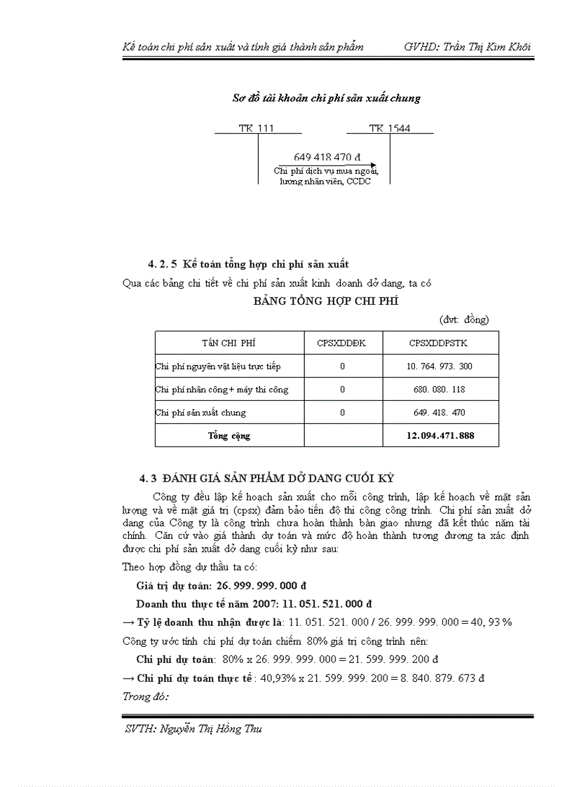 image for page Kế toán chi phí sản xuất và tính giá thành sản phẩm tại công ty TNHH xây dựng Bách Khoa