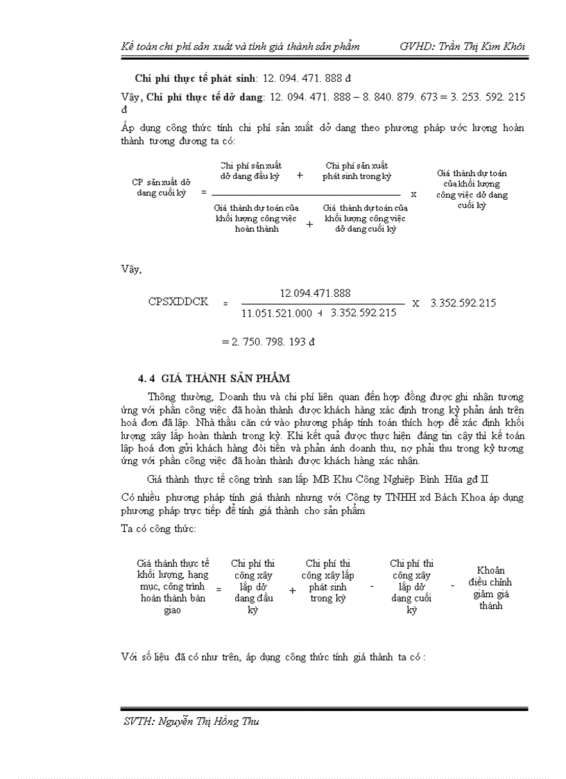 image for page Kế toán chi phí sản xuất và tính giá thành sản phẩm tại công ty TNHH xây dựng Bách Khoa