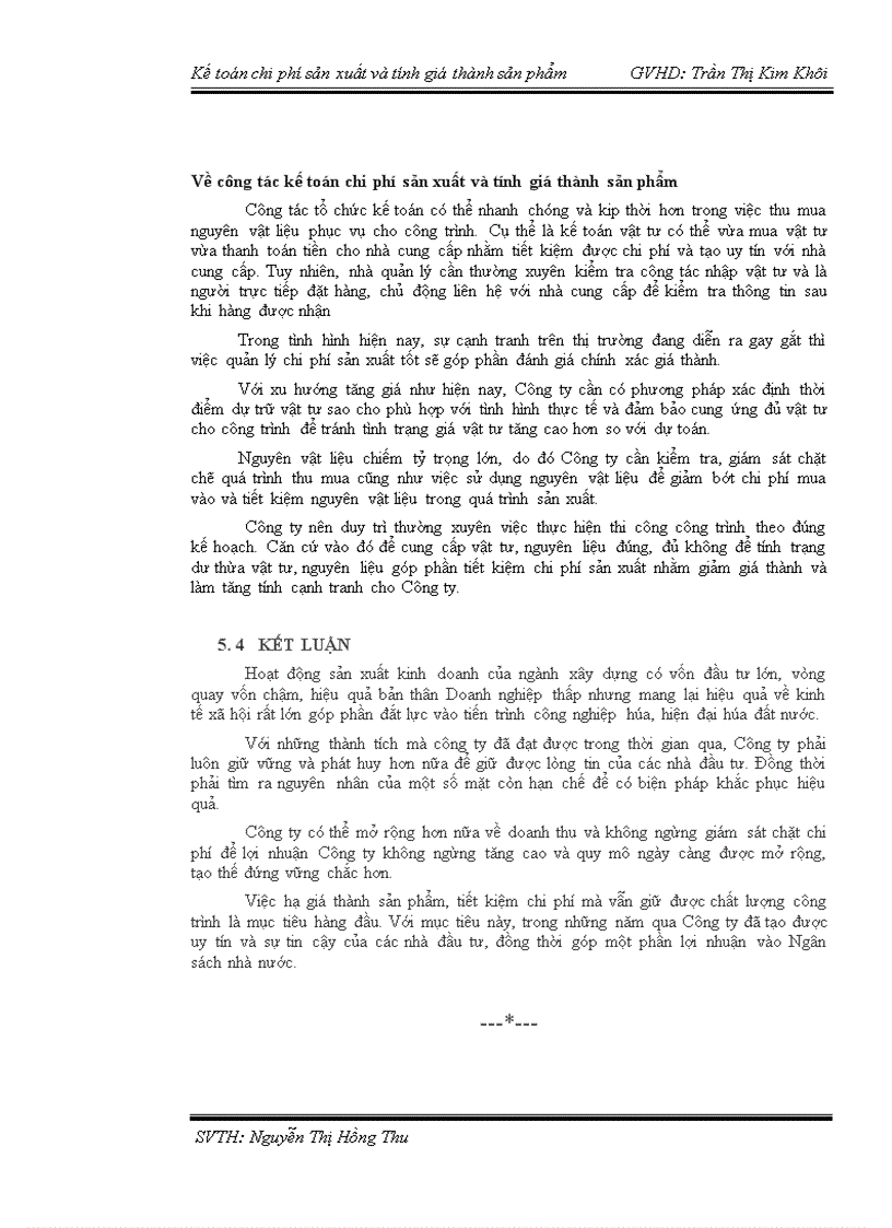 image for page Kế toán chi phí sản xuất và tính giá thành sản phẩm tại công ty TNHH xây dựng Bách Khoa