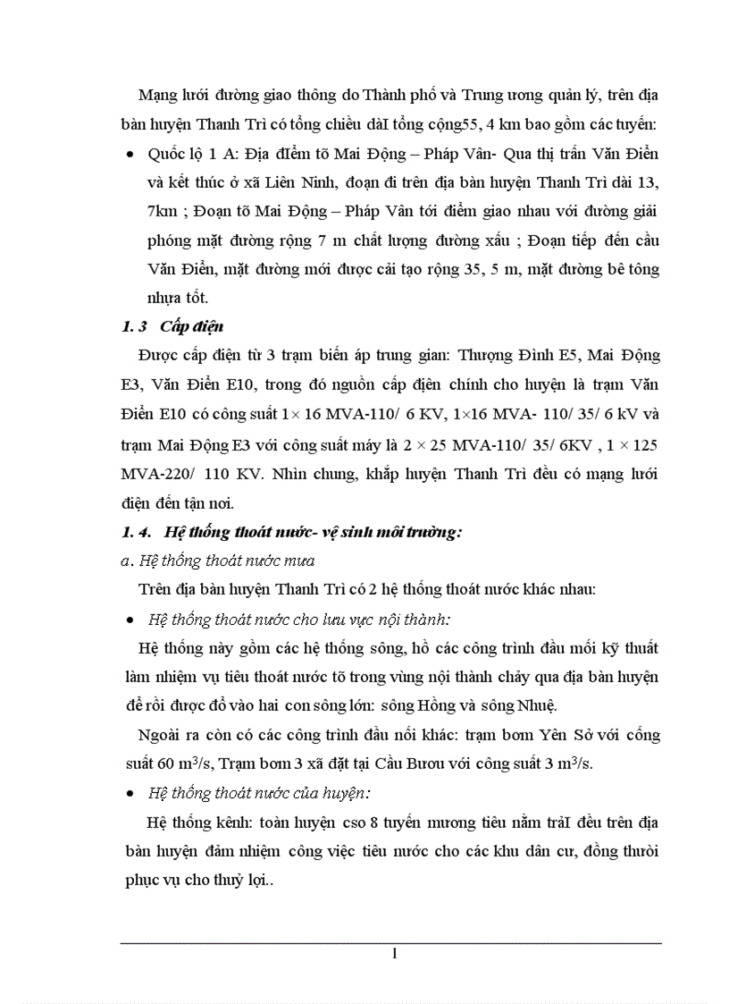 image for page Phân tích chi phí lợi ích của Dự án cấp nước sinh hoạt cho các xã còn lại thuộc huyện Thanh Trì Hà Nội