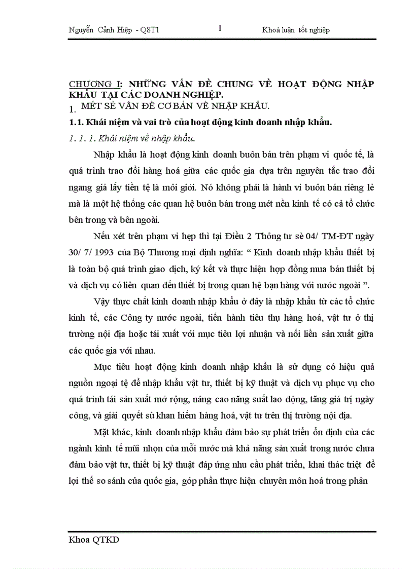 image for page Một số giải pháp nhằm nâng cao hiệu quả kinh doanh trong hoạt động nhập khẩu tại Công ty Vật tư kỹ thuật Ngân hàng 1