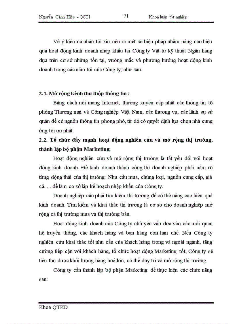 image for page Một số giải pháp nhằm nâng cao hiệu quả kinh doanh trong hoạt động nhập khẩu tại Công ty Vật tư kỹ thuật Ngân hàng 1