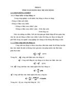 tính toán động học hệ dẫn động