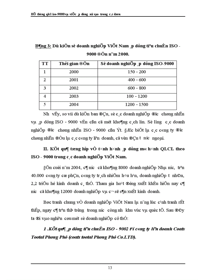 image for page Hệ thống QLCL ISO và việc áp dụng nó vào trong các DNVVN