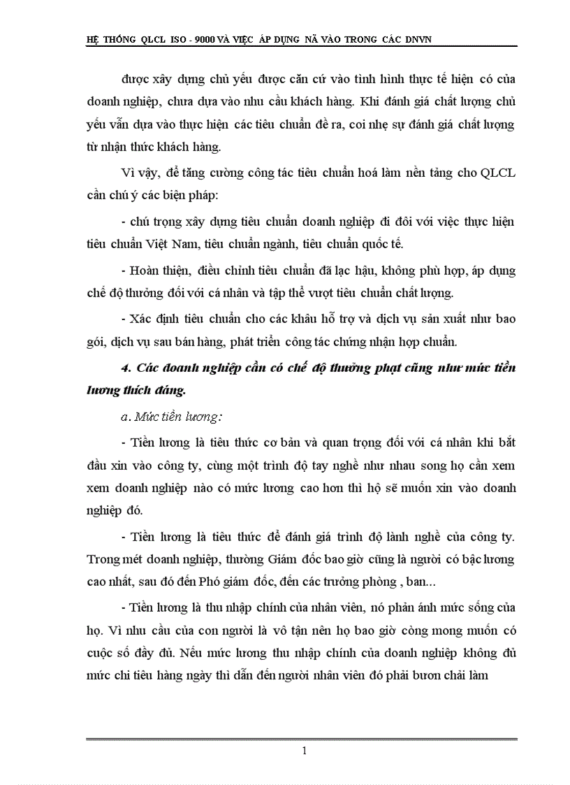 image for page Hệ thống QLCL ISO và việc áp dụng nó vào trong các DNVVN