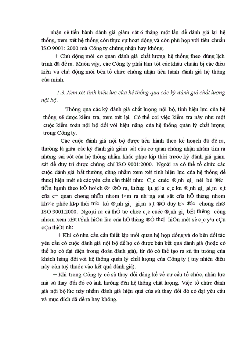image for page Kế hoạch xây dựng và áp dụng hệ thống quản lý chất lượng theo tiêu chuẩn ISO 9001 2000 tại Công ty Sông Đà 9