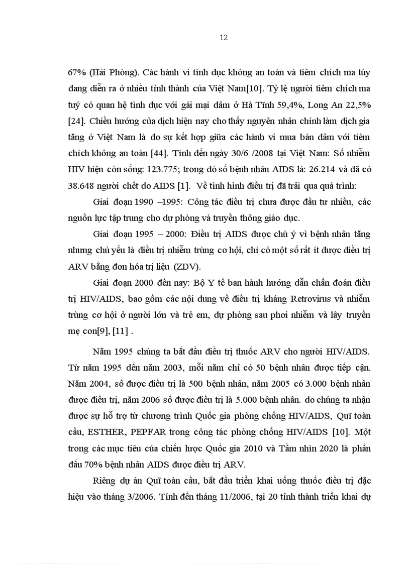 image for page Thông tin chung về bệnh nhân đang được điều trị ARV theo dự án Quĩ toàn cầu