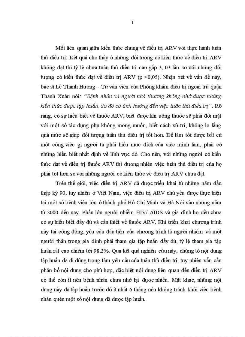 image for page Thông tin chung về bệnh nhân đang được điều trị ARV theo dự án Quĩ toàn cầu