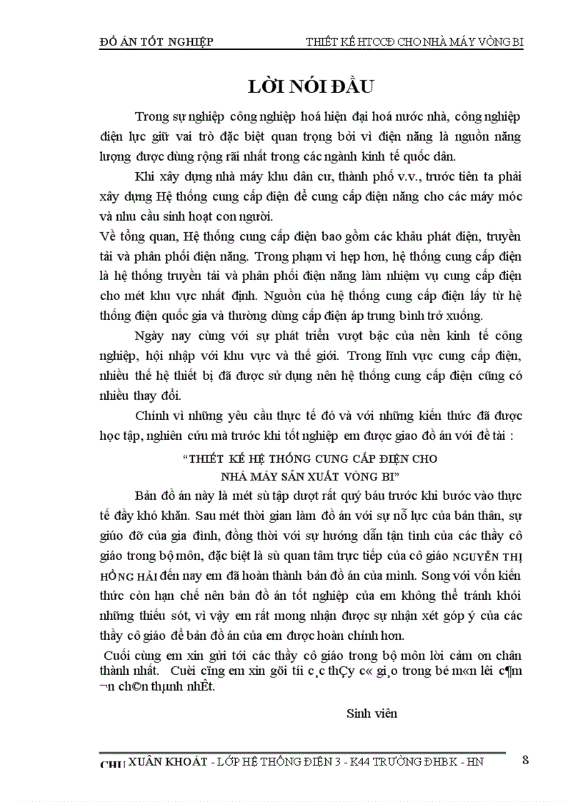 image for page Thiết kế cung cấp điện cho nhà máy sản xuất vòng bi 1