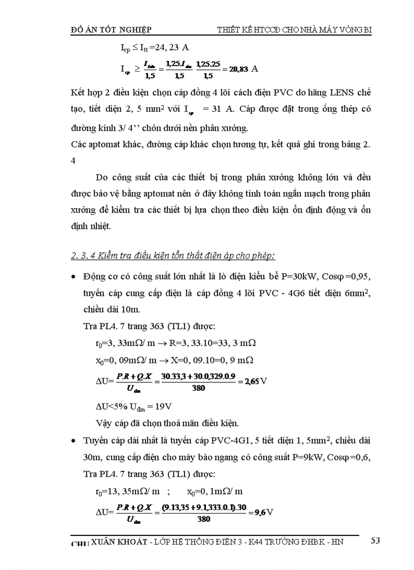 image for page Thiết kế cung cấp điện cho nhà máy sản xuất vòng bi 1