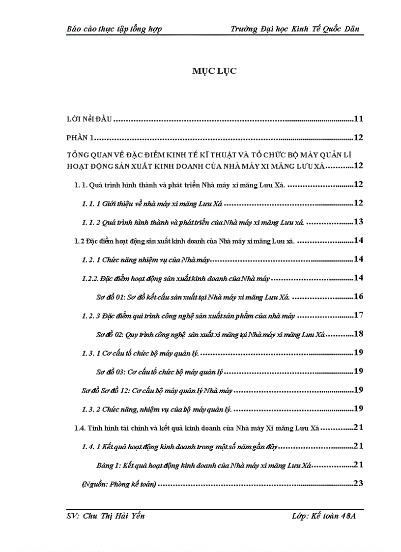 image for page Báo cáo thực tập tổng hợp tại Nhà máy xi măng Lưu Xá