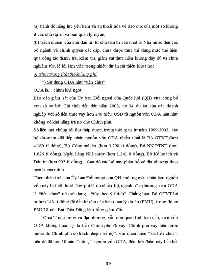 image for page Thất thoát và lãng phí trong đầu tư 1