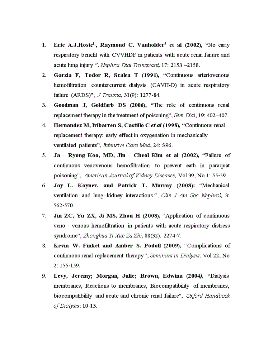 image for page Đánh giá sự thay đổi các thông số PO2 PCO2 HCO3 và PH máu động mạch trong quá trình lọc máu liên tục Tĩnh mạch tĩnh mạch