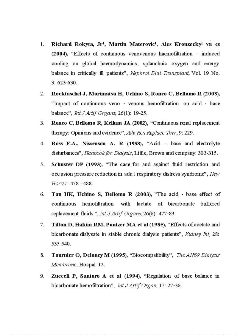 image for page Đánh giá sự thay đổi các thông số PO2 PCO2 HCO3 và PH máu động mạch trong quá trình lọc máu liên tục Tĩnh mạch tĩnh mạch