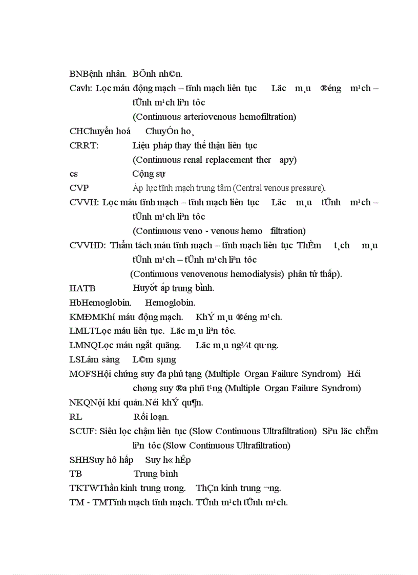 image for page Đánh giá sự thay đổi các thông số PO2 PCO2 HCO3 và PH máu động mạch trong quá trình lọc máu liên tục Tĩnh mạch tĩnh mạch