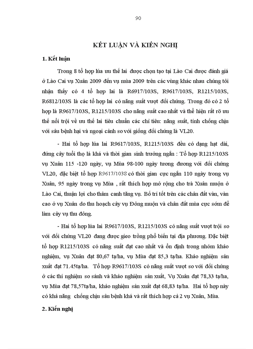 image for page Đánh giá khả năng thích ứng của một số tổ hợp lúa lai F1 mới chọn tạo tại Lào Cai
