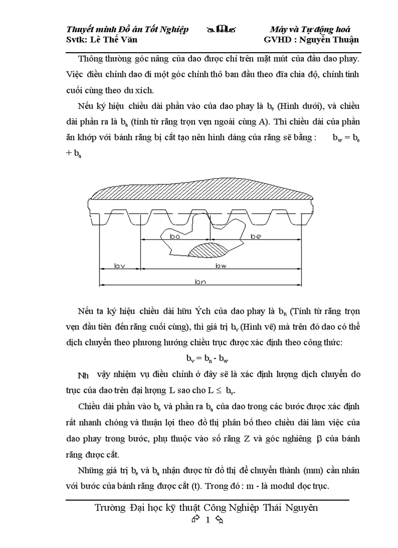 image for page Thiết kế máy phay lăn răng bán tự động