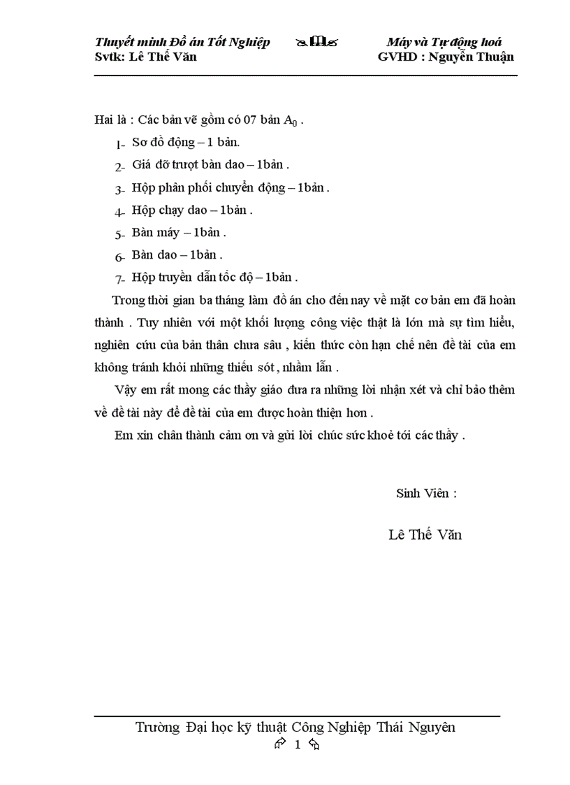 image for page Thiết kế máy phay lăn răng bán tự động