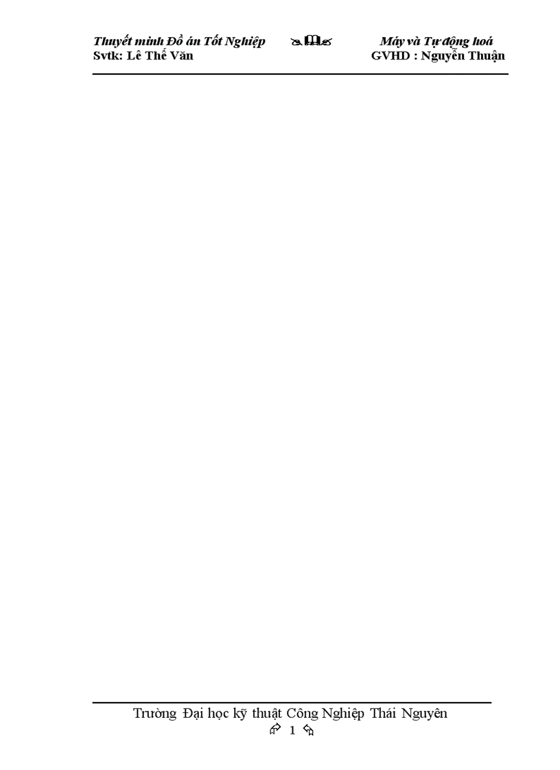 image for page Thiết kế máy phay lăn răng bán tự động