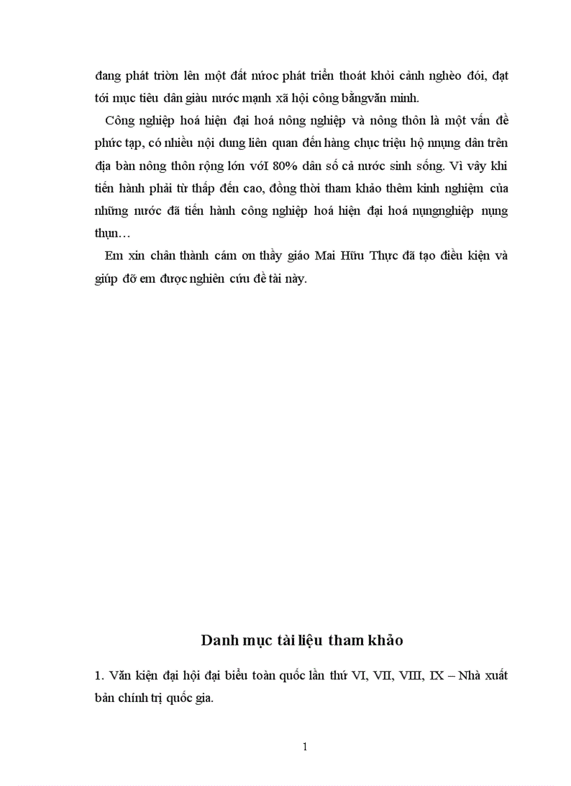 image for page Quá trình công nghiệp hoá hiện đại hoá nông nghiệp và nông thôn ở nước ta 1