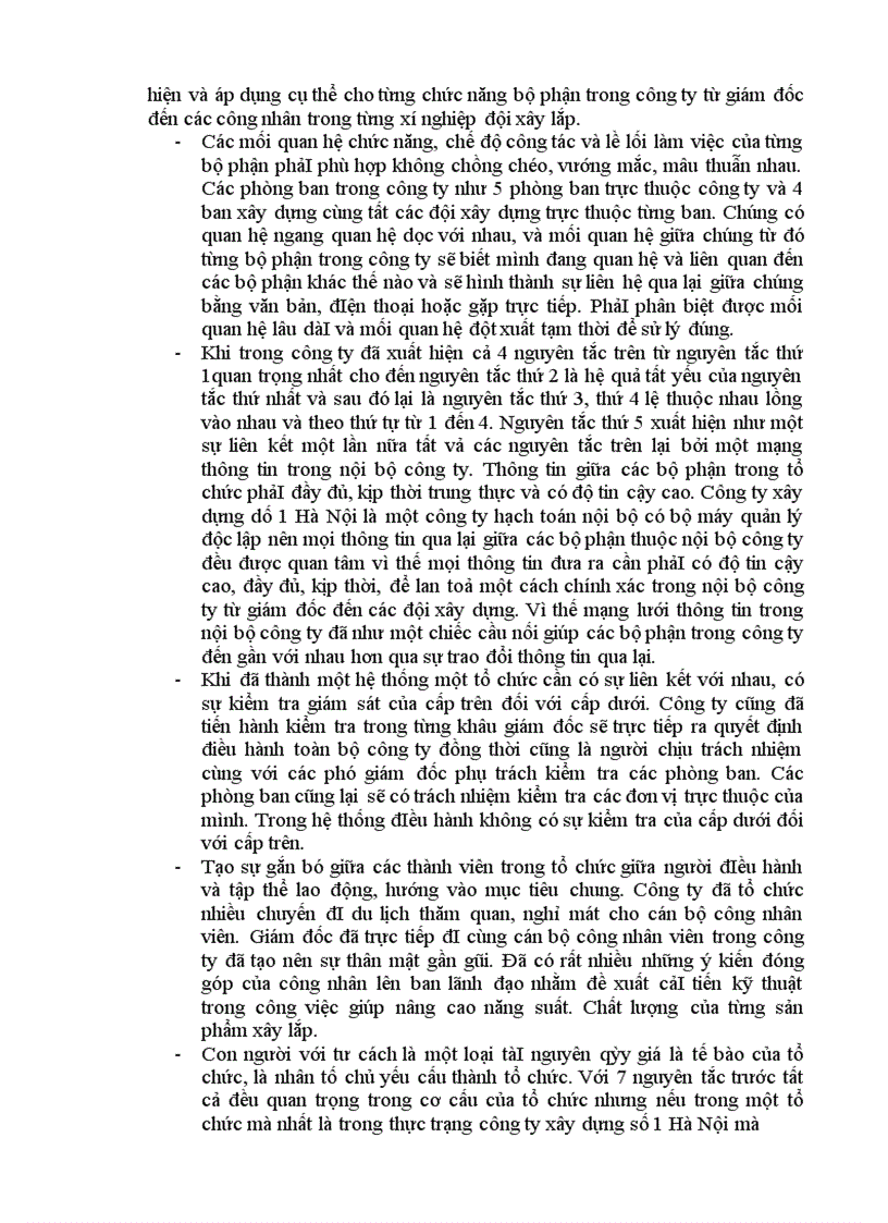 image for page Liên hệ trực tiếp doanh nghiệp để phân tích ý nghĩa và mối quan hệ biện chứng giữa 8 nguyên tắc cơ bản về tổ chức