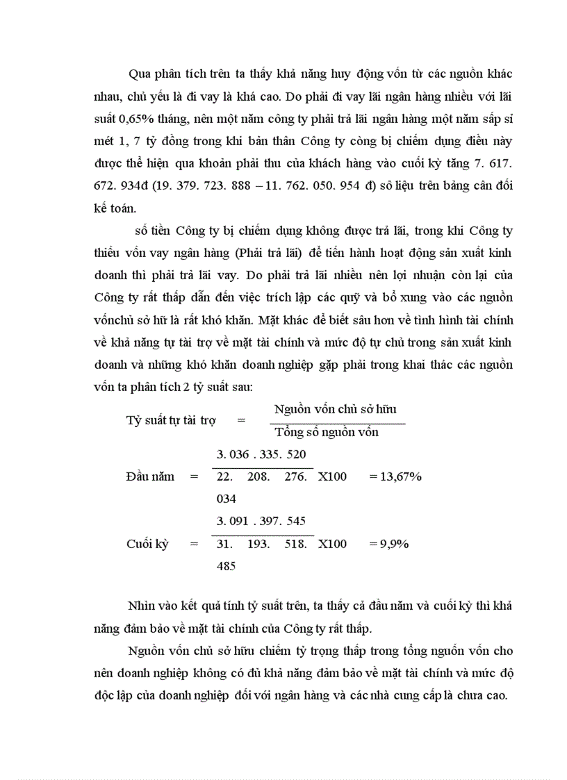 image for page Phân tích tình hình tài chính của Công ty Cơ khí Xây dựng và Lắp máy điện nước 1