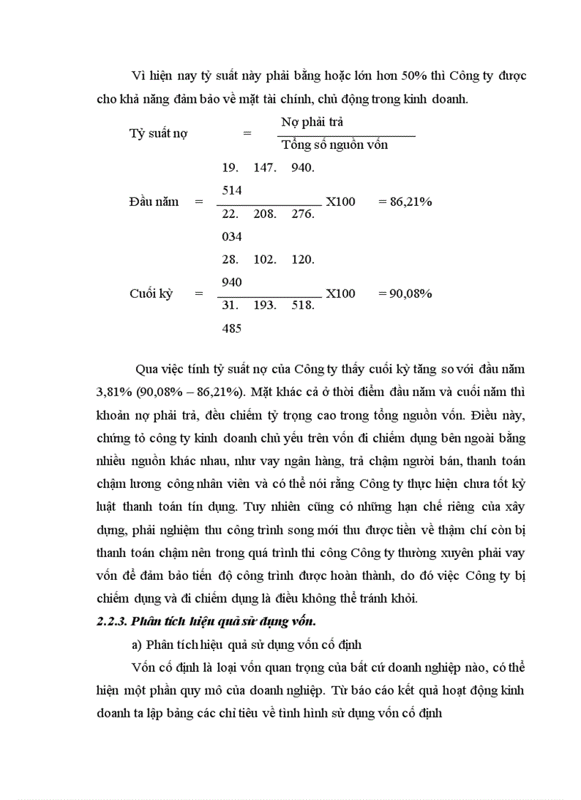 image for page Phân tích tình hình tài chính của Công ty Cơ khí Xây dựng và Lắp máy điện nước 1