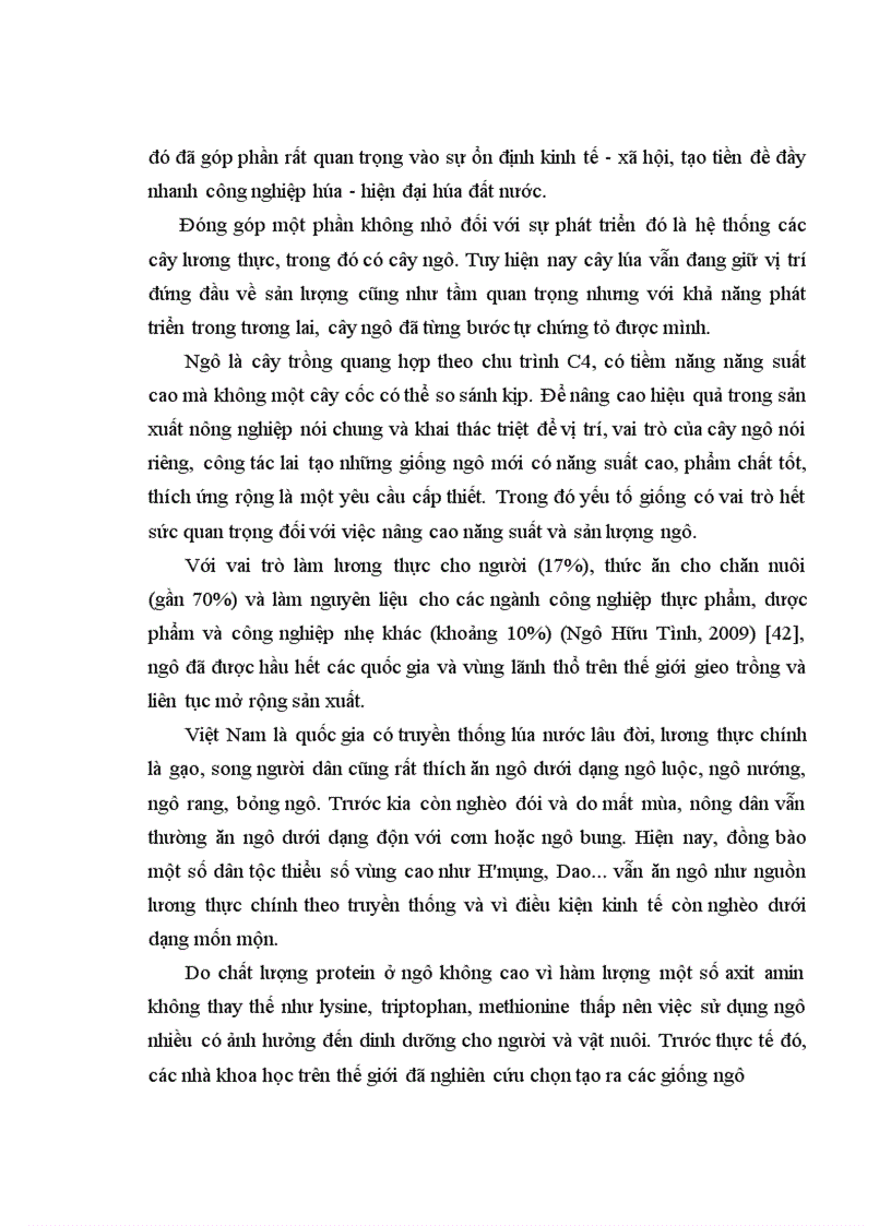 image for page Nghiên cứu ảnh hưởng của liều lượng đạm bón vào thời kỳ trước trỗ đến sinh trưởng và năng suất của giống ngô LVN99 vụ xuân năm 2011