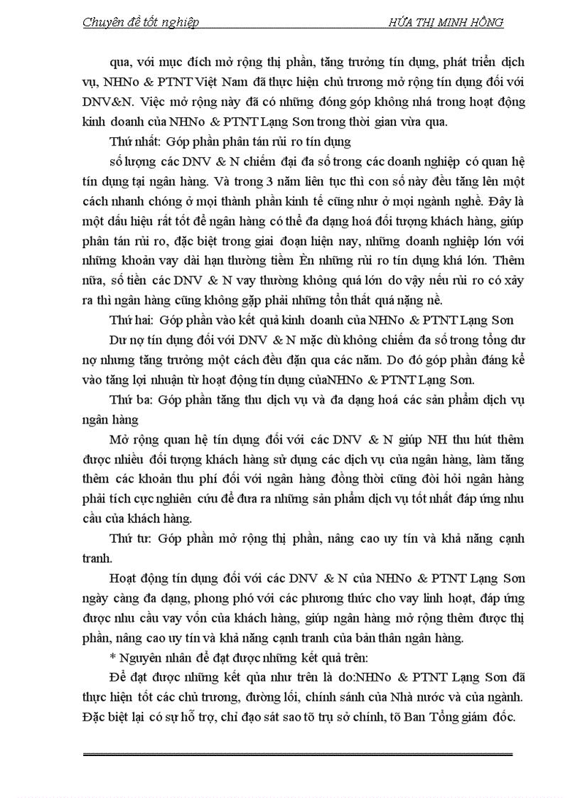 image for page Giải pháp mở rộng tín dụng ngân hàng đối với các DNV N tại NHN PTNT Lạng Sơn 1