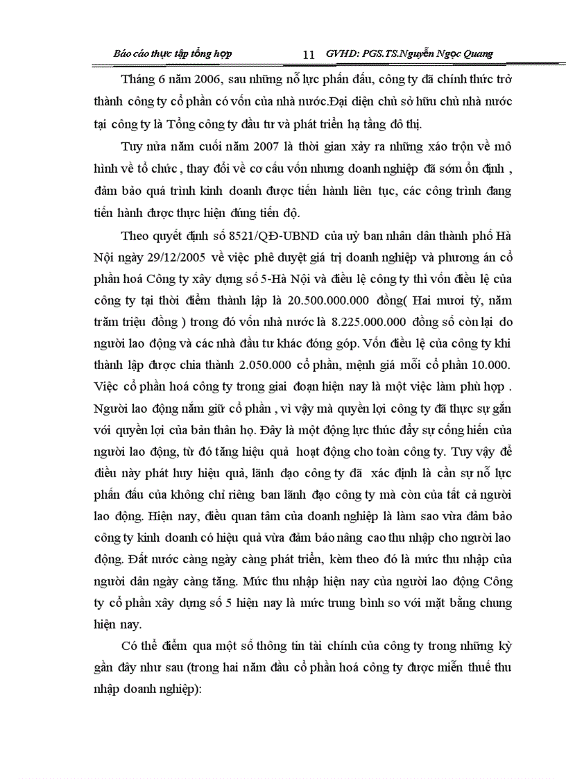 image for page Hoàn thiện kế toán chi phí sản xuất và tính giá thành sản phẩm xây lắp tại Công ty cổ phần xây dựng số 5 Hà Nội 1