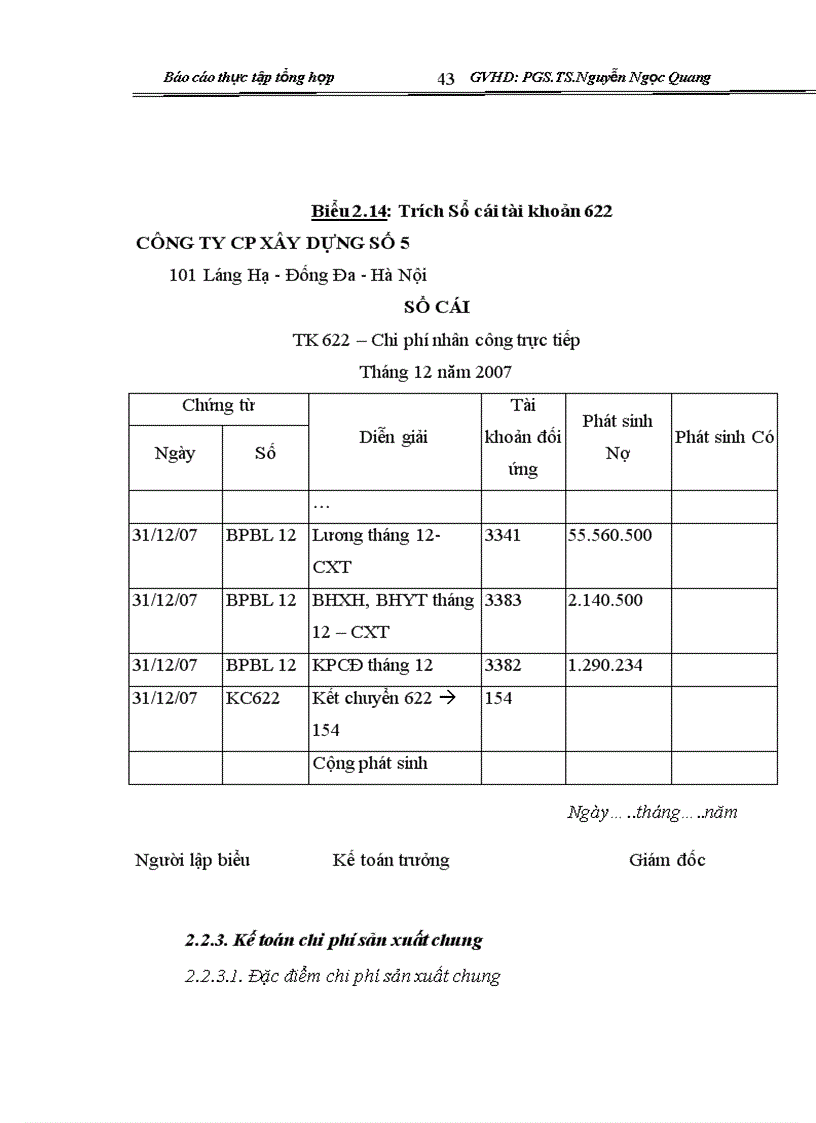 image for page Hoàn thiện kế toán chi phí sản xuất và tính giá thành sản phẩm xây lắp tại Công ty cổ phần xây dựng số 5 Hà Nội 1