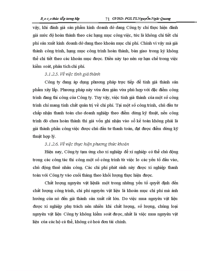 image for page Hoàn thiện kế toán chi phí sản xuất và tính giá thành sản phẩm xây lắp tại Công ty cổ phần xây dựng số 5 Hà Nội 1