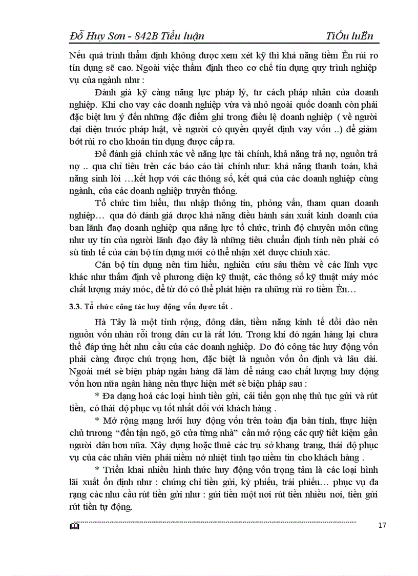 image for page Giải pháp nâng cao hiệu quả tín dụng đối với các doanh nghiệp vừa và nhỏ tại ngân hàng công thương Hà Tây 1