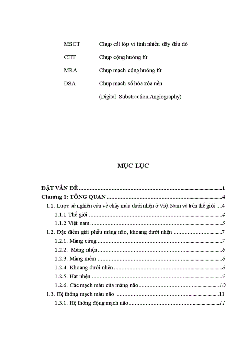image for page Nghiên cứu đặc điểm lâm sàng hình ảnh học và một số biến chứng của bệnh nhân chảy máu dưới nhện do vỡ phình động mạch thông trước 1