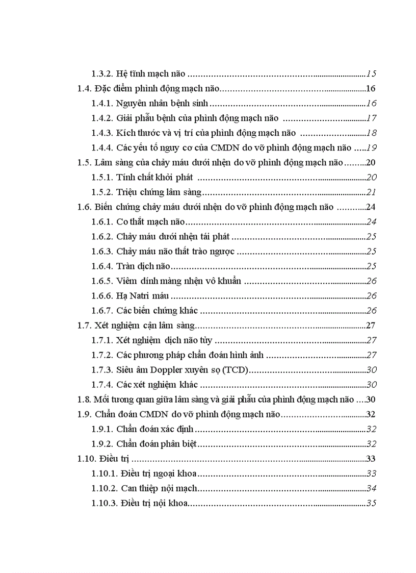 image for page Nghiên cứu đặc điểm lâm sàng hình ảnh học và một số biến chứng của bệnh nhân chảy máu dưới nhện do vỡ phình động mạch thông trước 1