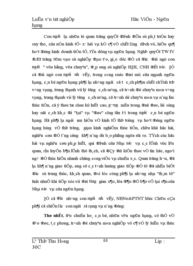 image for page Biện pháp mở rộng và nâng cao hiệu quả cho vay hộ sản xuất ở NHNo PTNT Huyện Mộc Châu