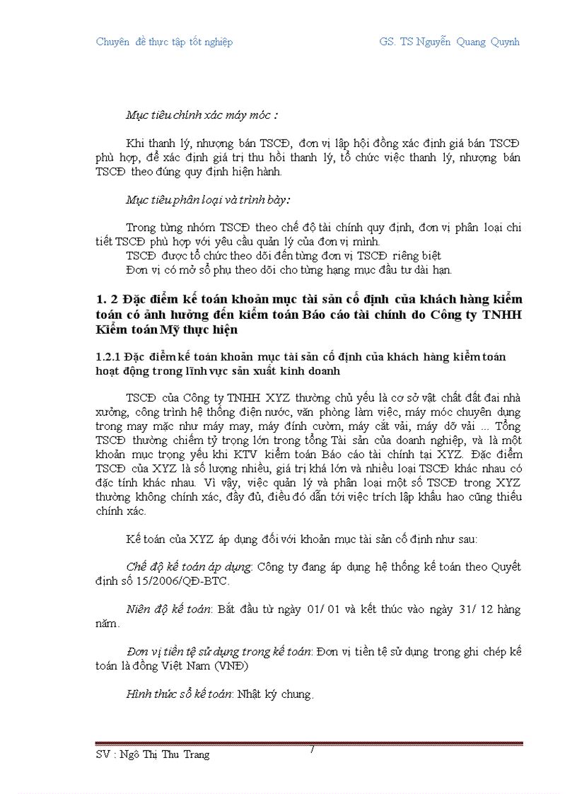 image for page Hoàn thiện quy trình kiểm toán khoản mục TSCĐ trong kiểm toán BCTC tại Công ty TNHH Kiểm toán Mỹ 1