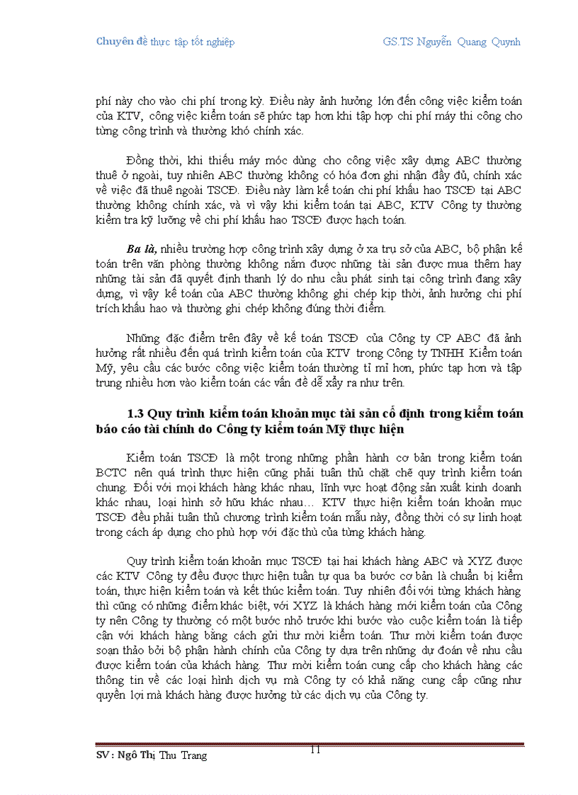 image for page Hoàn thiện quy trình kiểm toán khoản mục TSCĐ trong kiểm toán BCTC tại Công ty TNHH Kiểm toán Mỹ 1