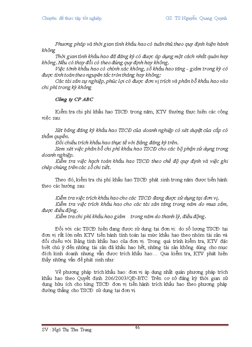 image for page Hoàn thiện quy trình kiểm toán khoản mục TSCĐ trong kiểm toán BCTC tại Công ty TNHH Kiểm toán Mỹ 1