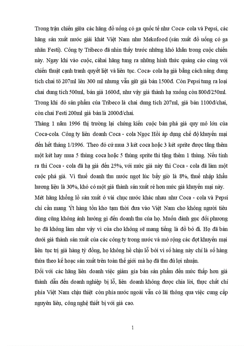 image for page Thực trạng bán phá giá hàng hoá ở Việt Nam