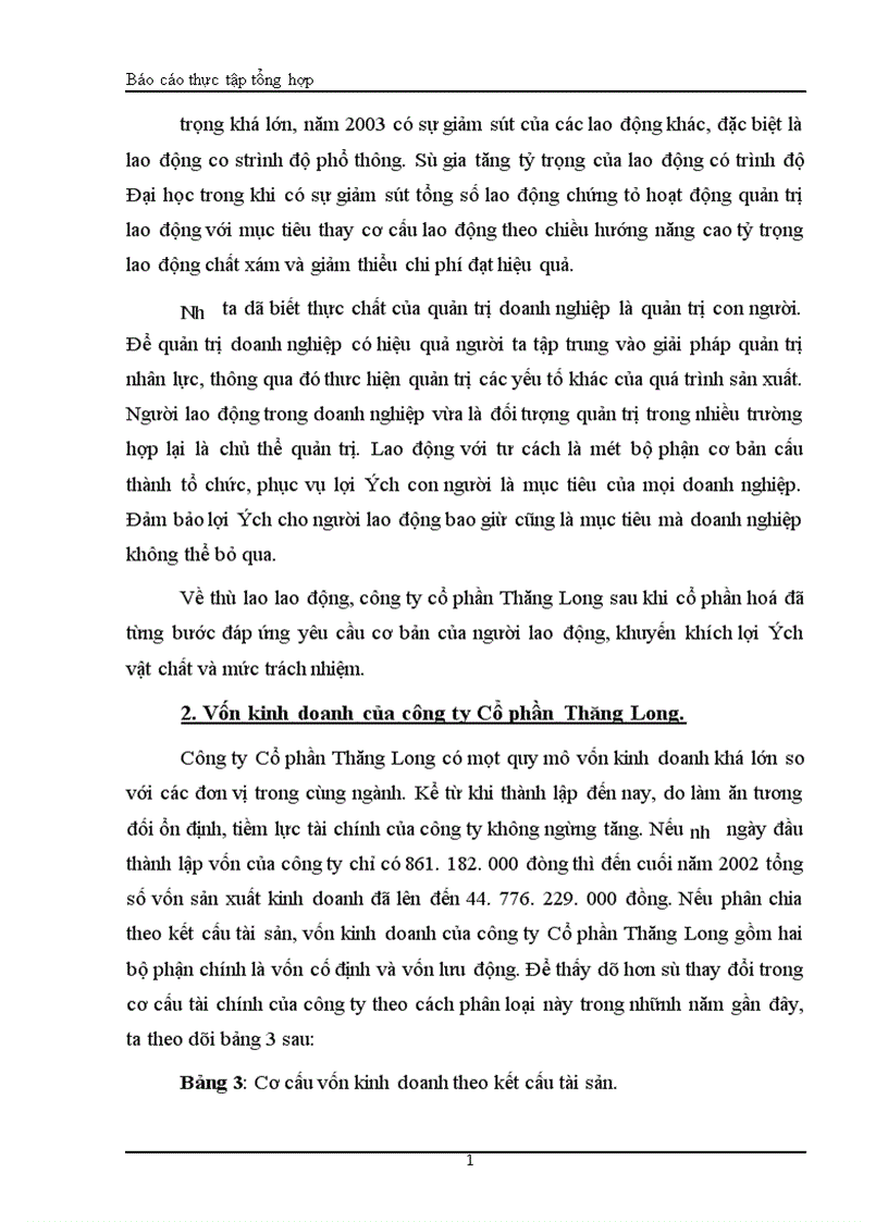 image for page Báo cáo thực tập tổng hợp tại công ty Cổ phần Thăng Long